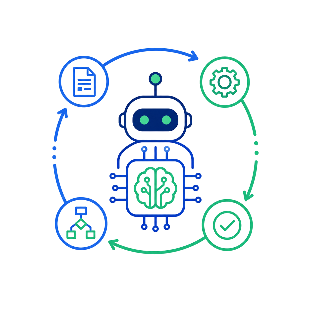 AI automation icon